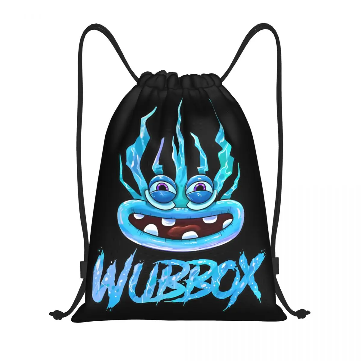 Wubbox My Singing Monsters Drawstring Bags Sports Backpack Gym Sackpack String Bag for Working Out