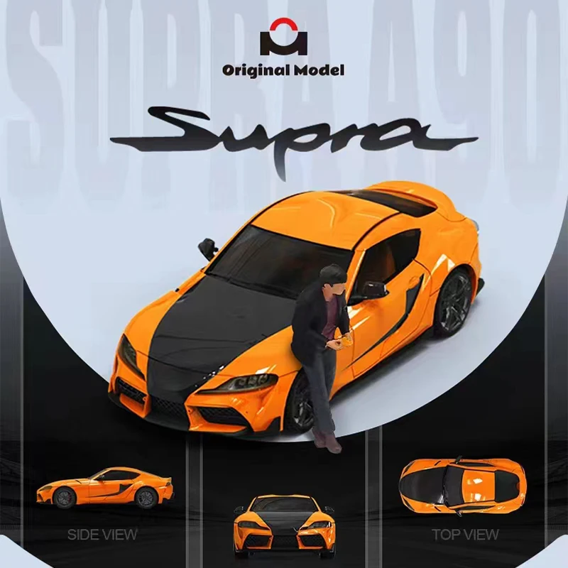 

Предпродажа, оригинальная 1:64 Supra A90 F&F Han, литая под давлением диорама, модель автомобиля TM TimeMicro