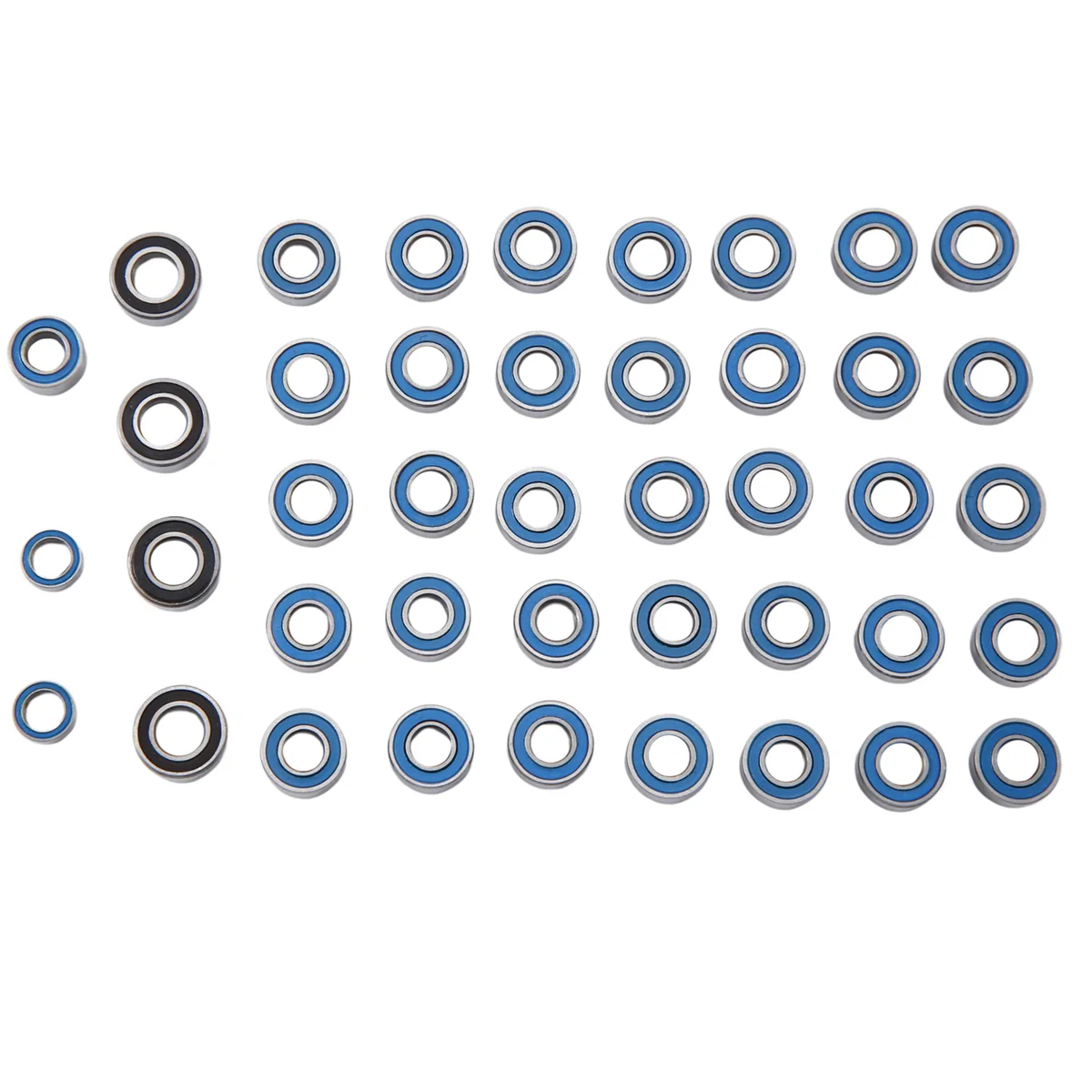 42Pcs Sealed Bearing Kit for Tamiya High-Lift High Lift RC Car Upgrade Parts Accessories