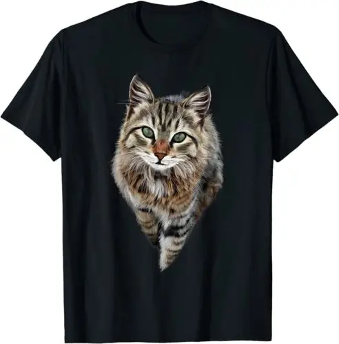 

Brown Cat Cool Design Great Gift Idea Premium Tee T-Shirt Size S-5XL