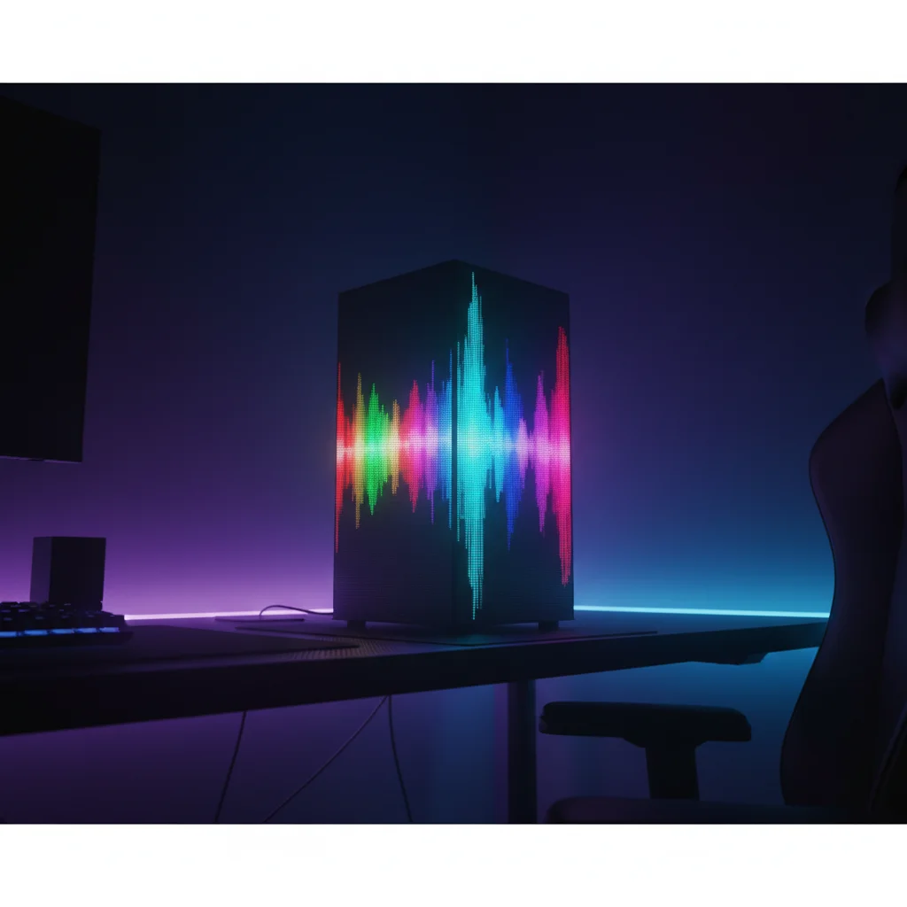 Desktop LED Cube Display 4 Sides P1.86 320x160mm Indoor Magic Cube Advertising Screen GOB Waterproof Customizable Content