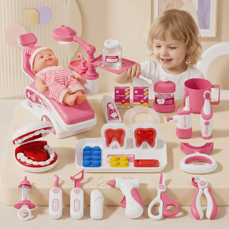 

Career Role Play Toys Hospital Play Doctor Set for Kids Simulation Medical Kit with Nurse Tools Children Scene Game Educational