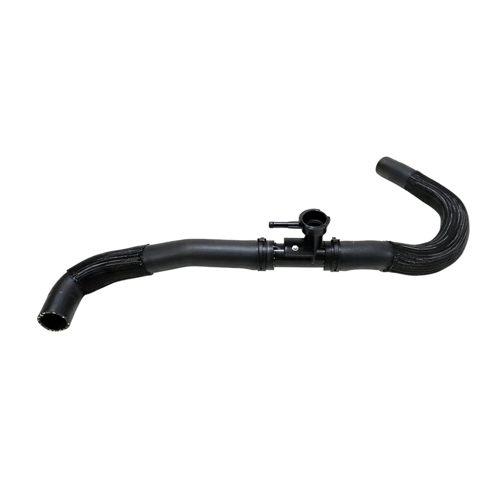 Black Upper Radiator Hose ABS Material Construction Wear Resistant Design Non Deformation Structure For Engine Cooling System