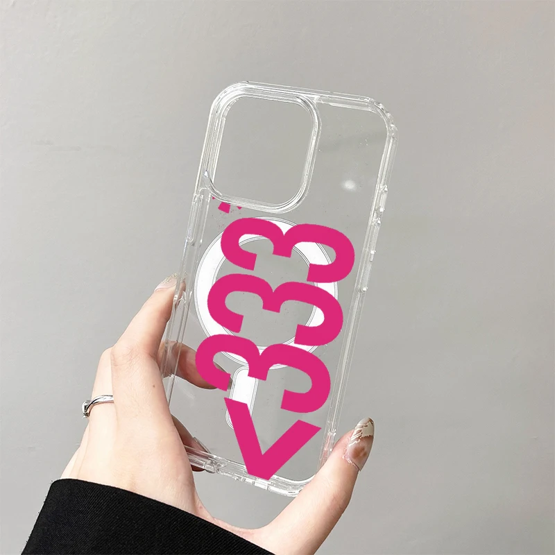 333 Number Magnetic Case for Samsung Galaxy S26 Ultra S25 Edge S24 Plus S23 FE A57 A56 A55 A54 A36 A35 A17 A16 A15 A07 A06 Cover