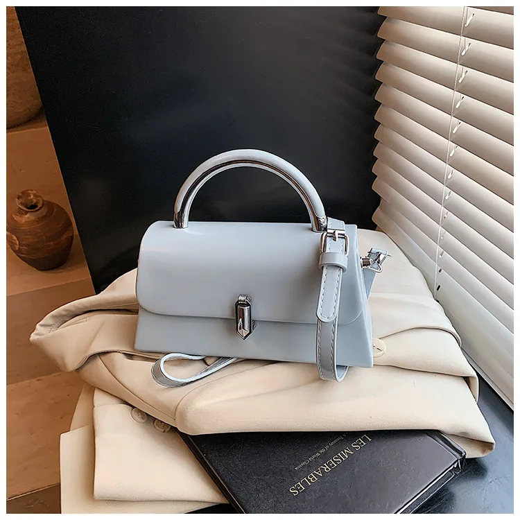 

2025 Niche Fashion Bag - Women's Small Square Macaron, Flap Shoulder Crossbody Underarm Bag