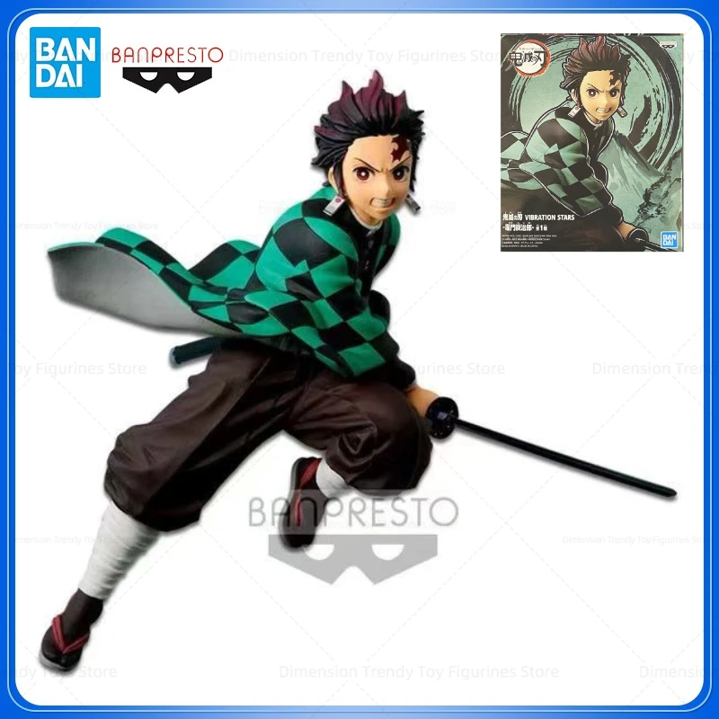 

In Stock Bandai BANPRESTO Anime Demon Slayer VIBRATION STARS Kamado Tanjirou Action Figure Collectible Model Toys Gift DT
