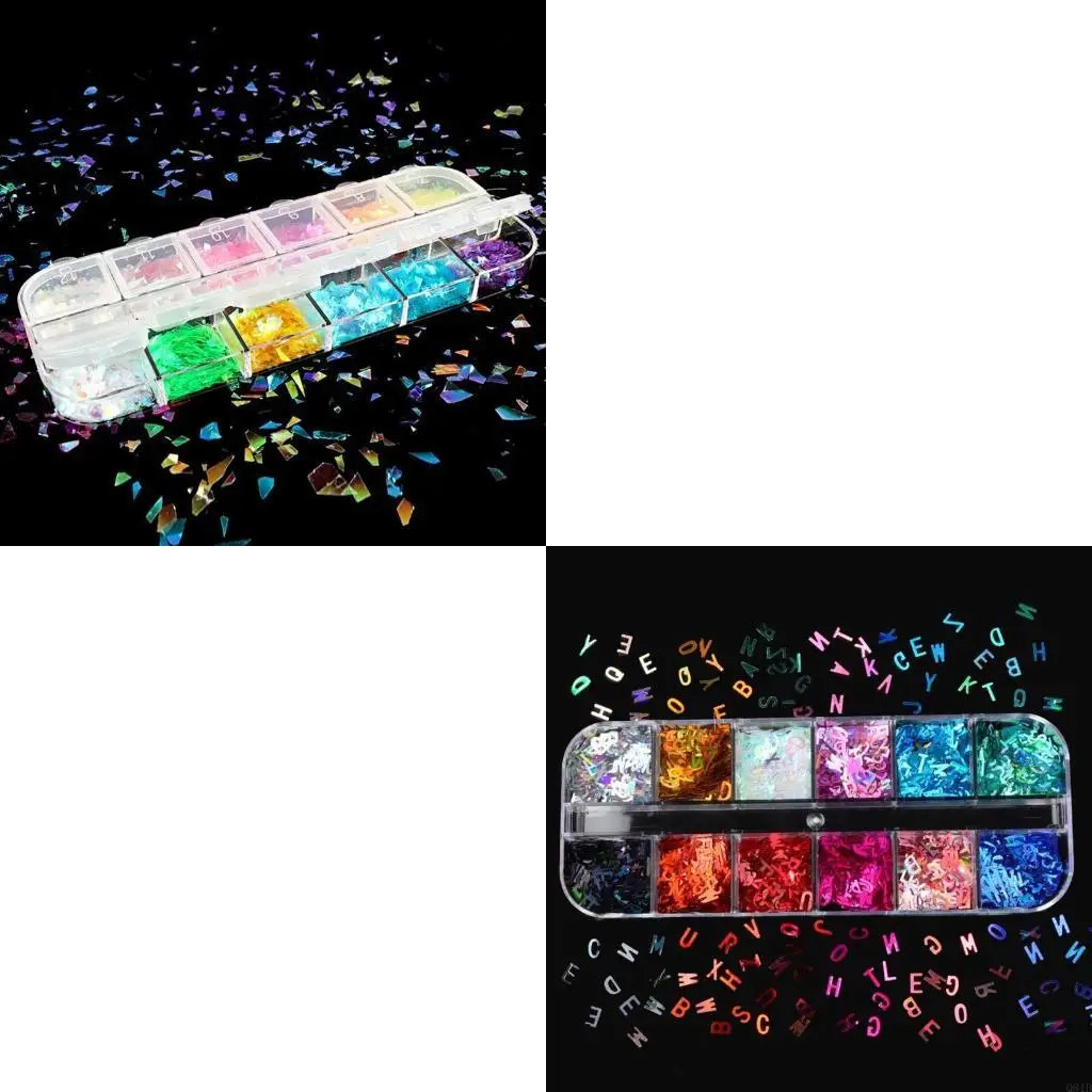 

Art Pigment Slices Fluorescent Sequins Decoration Epoxy Filling