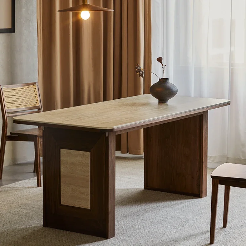 Luxury Dining Table Elegant Tables Restaurant Room ServiceMultifunction Home Furniture Rectangular Muebles Designer Coffee