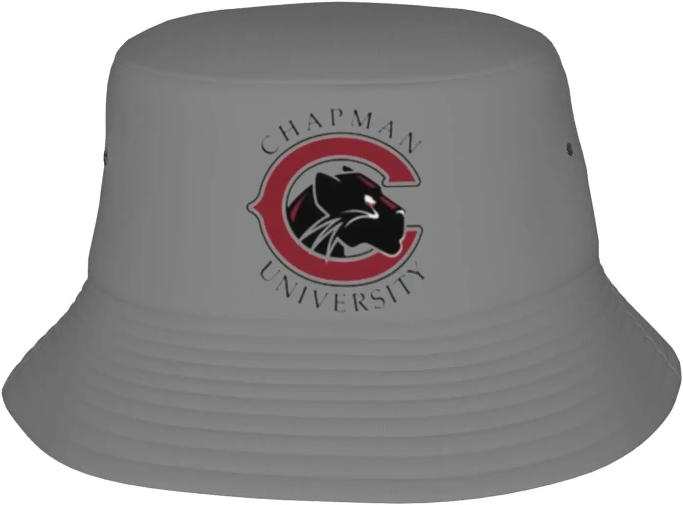 Chapman University Logo Bucket Hats Fashion Sun Cap Packable Outdoor Fisherman Hat for Women and Men Black