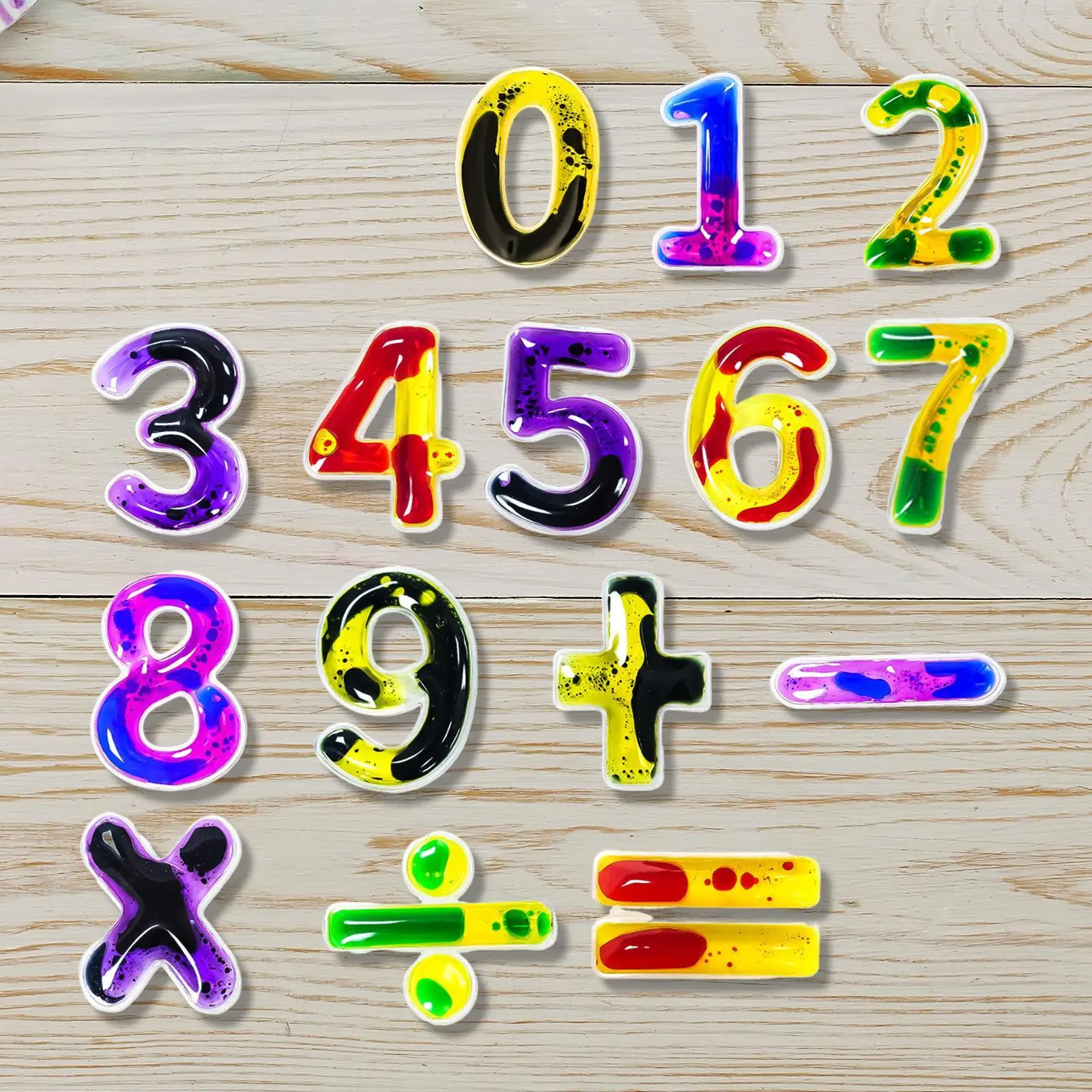 

15x Sensory Soft Gel Liquid Toys,Fidget,Digital,Water Sensory Toys,Fidget Liquid Motion Toys for Kids, Classroom Prizes