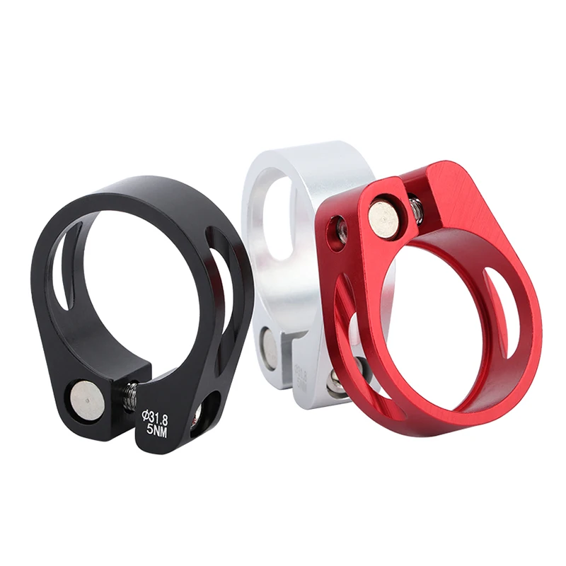 MEROCA Aluminum Alloy Bicycle Seat Tube Clamp For 27.2mm/30.9mm/31.6mm Mountain Bike Seat Tube Clamp