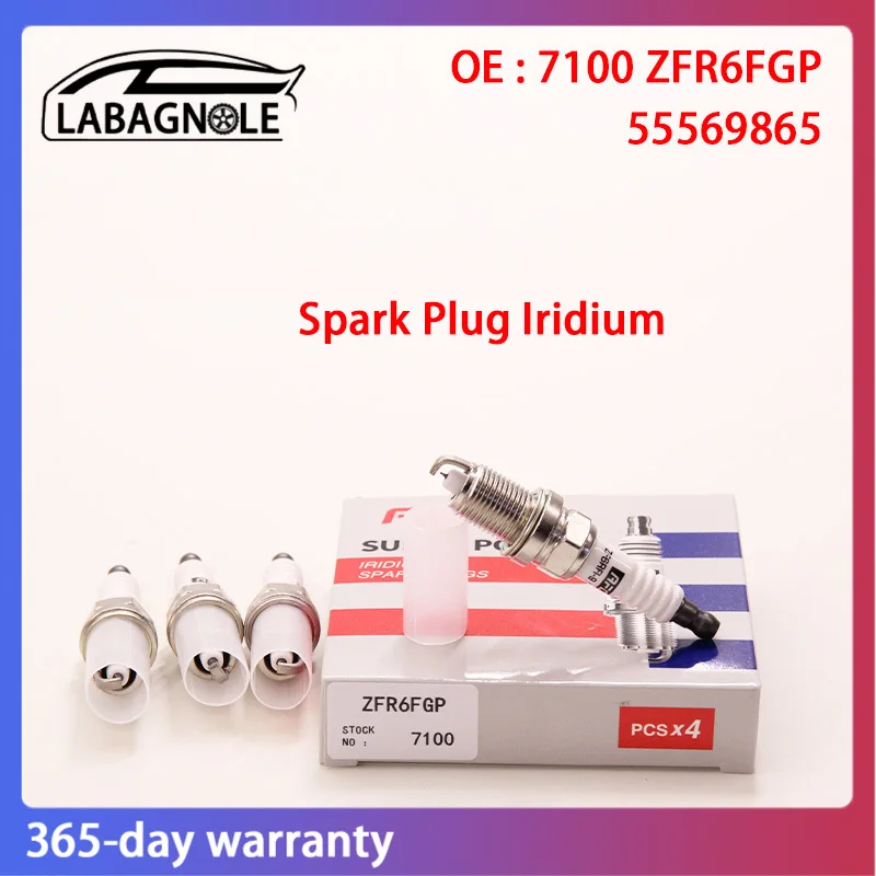 

OE Quality 7100 ZFR6FGP Spark Plug Iridium For Audi A1 A3 Skoda Yeti Octavia Rapid Opel Corsa D Astra J Jeep Grand Cherokee