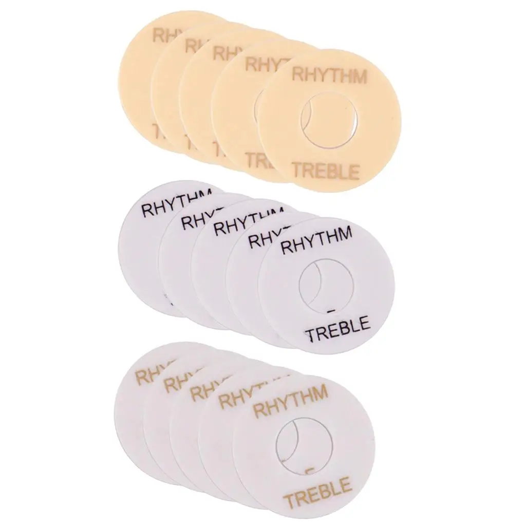 Plastic Rhythm Treble Washer Ring Set for Electric Guitar Toggle Switch for LP EPI Upgrade