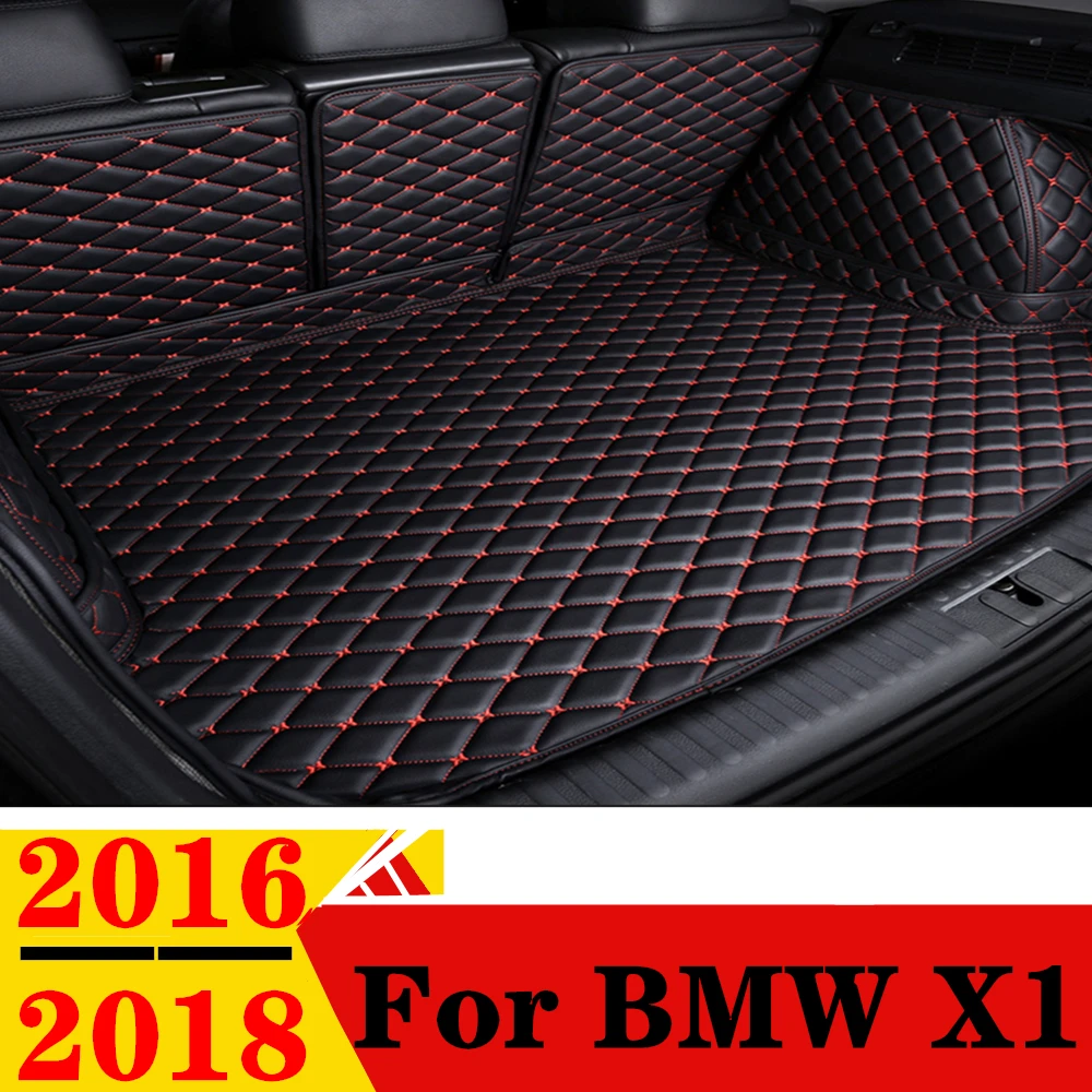 

Коврик для багажника автомобиля для BMW X1 F48 2016 2017 2018, всесезонный задний ковер для груза, подкладка для заднего салона автомобиля, автозапчасти, багажник