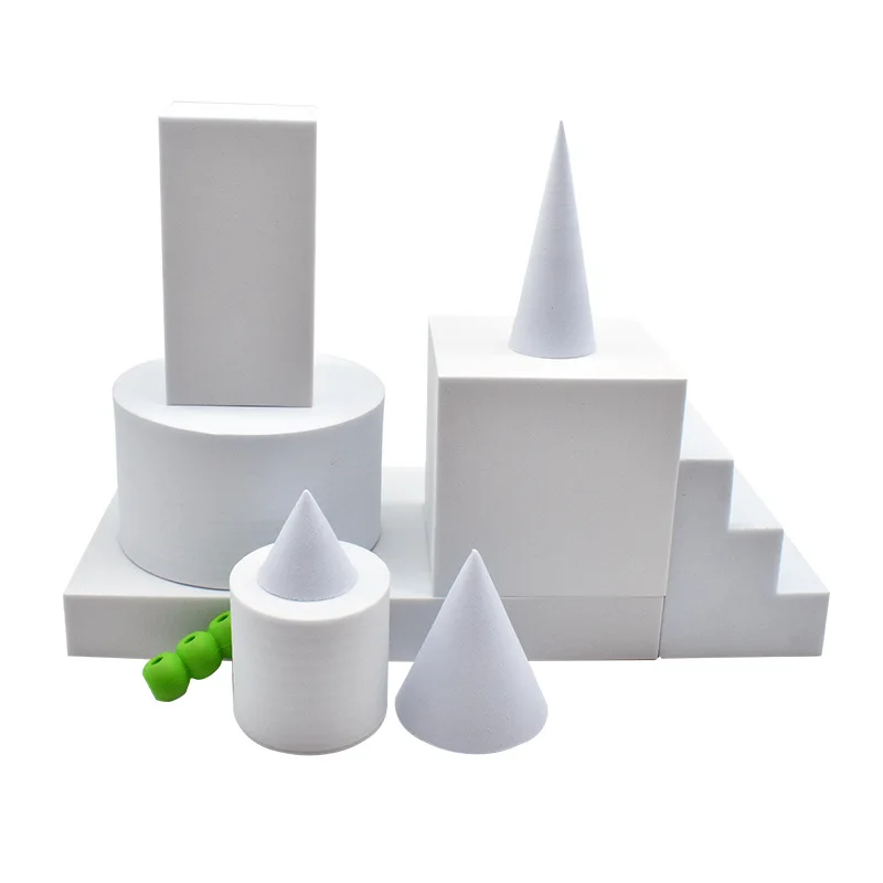 Photography Background Ornaments Eva Foam Cube Shooting Props Geometric Ladder Cone Beauty Photo Props