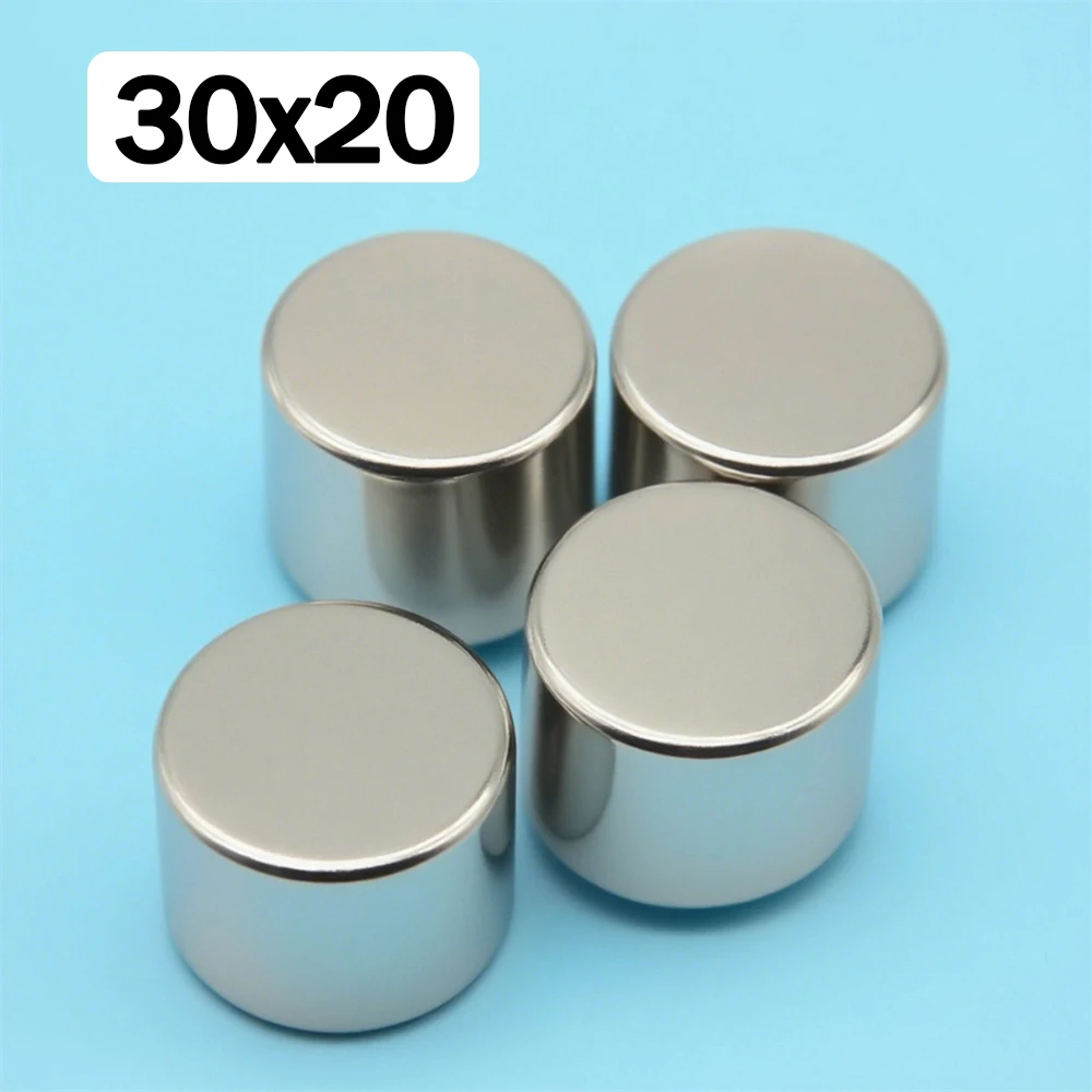 High Purity Magnetic Raw NdFeB Magnet Long Strip 30x20mm Polished Reusable For Handmade Factory Lamp Mounting Construction Work