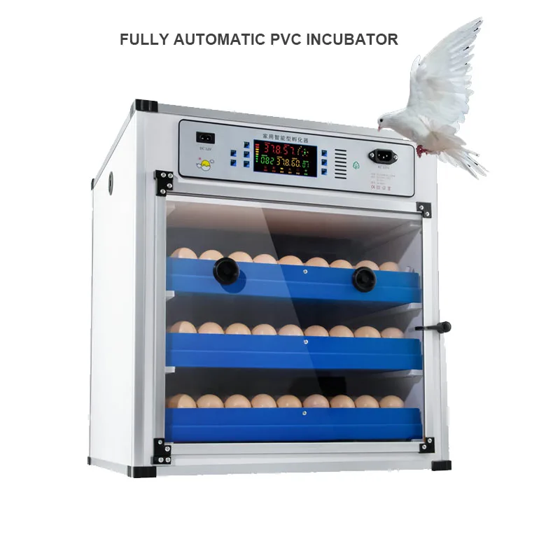 Fully Automatic Brooder Eggs Incubator High Capacity 68 Temperature Control Hatchery Machine For Poultry Adjustable spacing