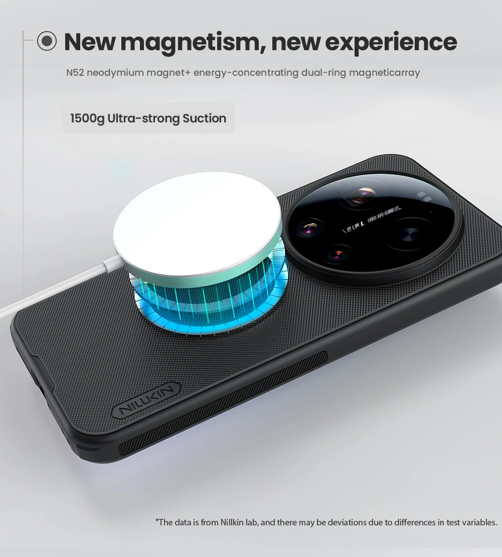 Etui Nillkin do Xiaomi 17 Ultra 15 Ultra 14 Ultra 5G, magnetyczne, matowe, Pro Magsafe, miękki TPU, twardy PC, ochrona tyłu telefonu — zdjęcie produktu 5