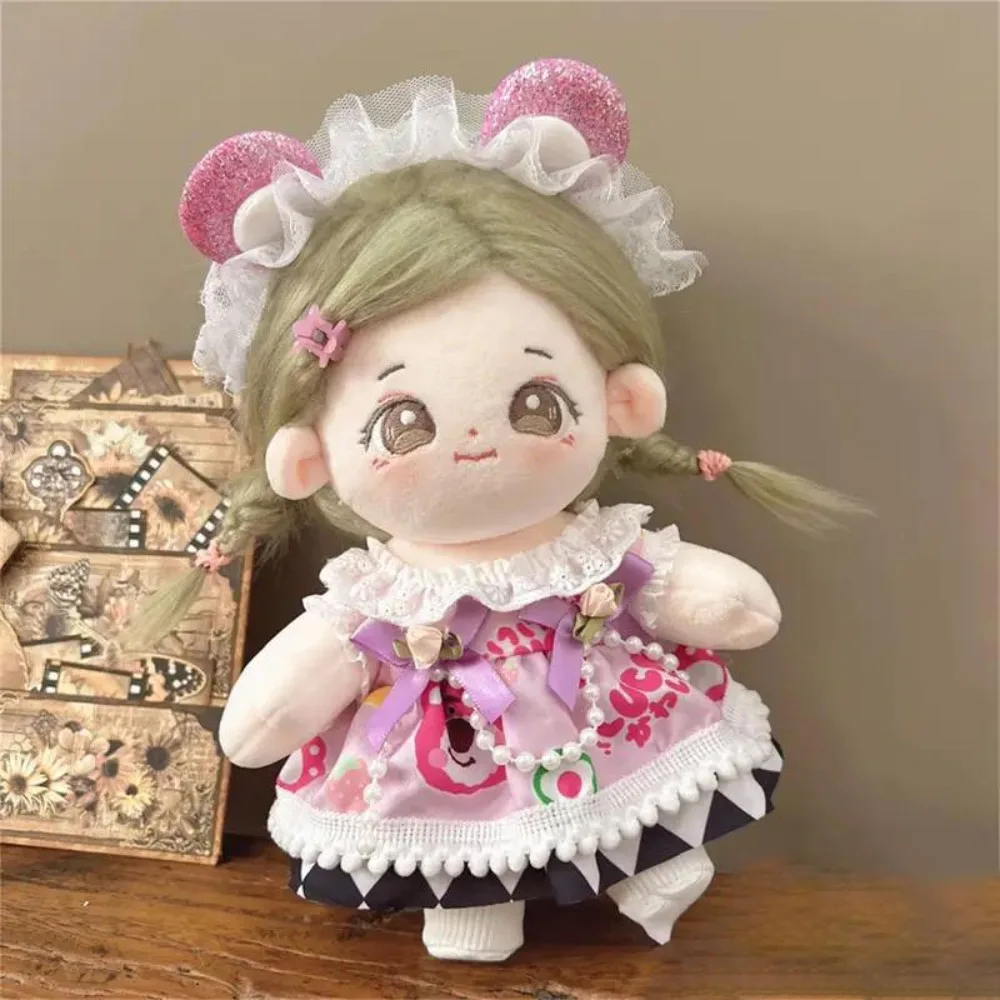 20 cm IDol poppenkleertjes outfit accessoires prinses jurk mode lolita outfit DIY jurk set meid jurk voor katoenen ster pop