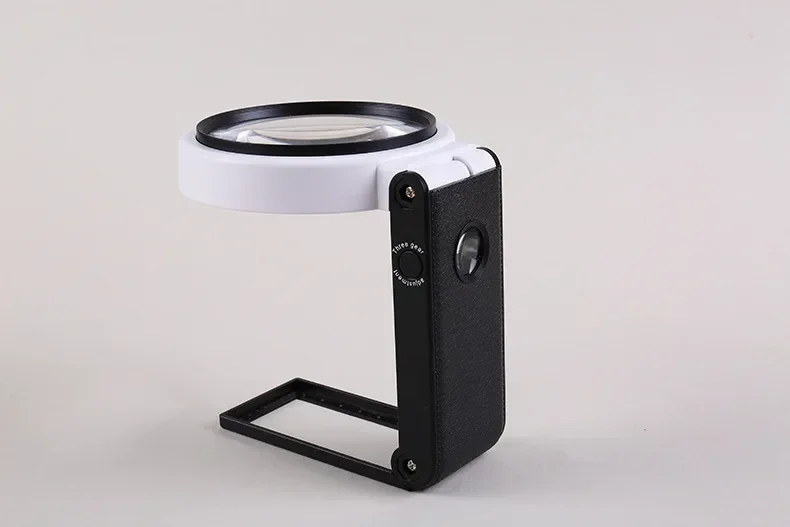 Handheld schaalvergrootglazen met led-verlichting Soldeerklem Helpende hand Soldeerloep Telefoonschermvergrootglas Helpende handen