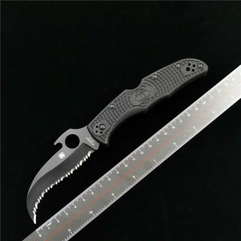 

American SP C10GS C12 Civil Servant Cutting Blade a Folding Knife Outdoor Camping Survival EDC ToolsC12Knife