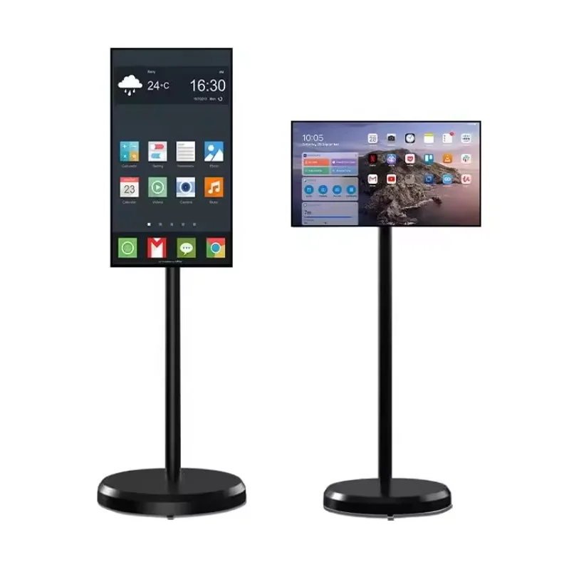 21,5 Zoll Fernseher Kabelloser Smart-Touchscreen-TV mit 6-Stunden-Akku