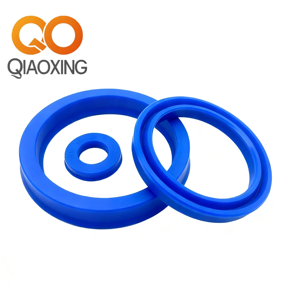 

2PCS UN Piston Rod Seals | ID 53~55mm | -30°C~80°C High Pressure PU Wear-Resistant Hydraulic Oil Seal for Cylinders