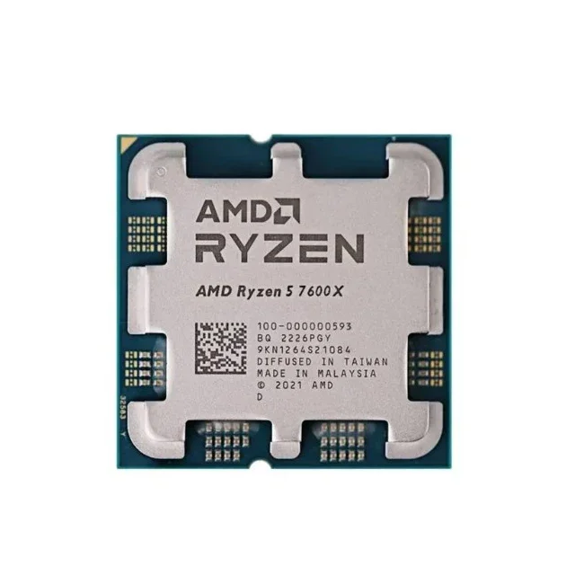 For Ryzen 5 7600X R5 7600X 4.7GHz 6-Core 12-Thread CPU Processor For Desktop With Intergrated GPU Pentium CPU G4400