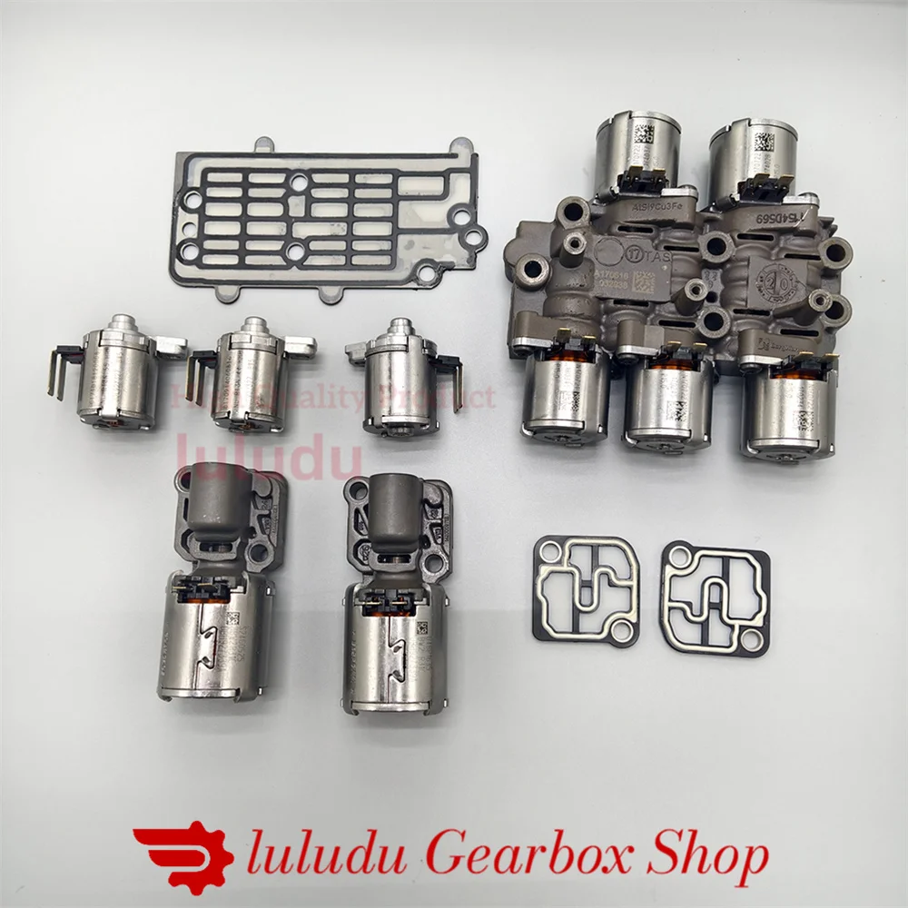

DQ381 DQ380 0DE 0BH DQ500 Full Solenoid Valve Kit for Volkswagen Trannsporter, Scirocco, Tiguan, Audi Q3