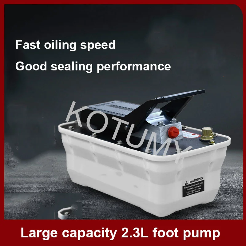 2.3L 70Mpa Pneumatic Hydraulic Pump Foot Operated Pump Manual Air-Driven Hydraulic Pump Power Unit