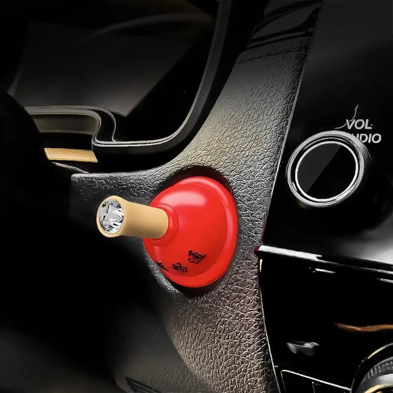 

Крышка кнопки запуска автомобиля Уникальная форма унитаза Крышка кнопки запуска автомобиля Push-to-Start Rocker Рычаг запуска автомобиля Высокая прочность для