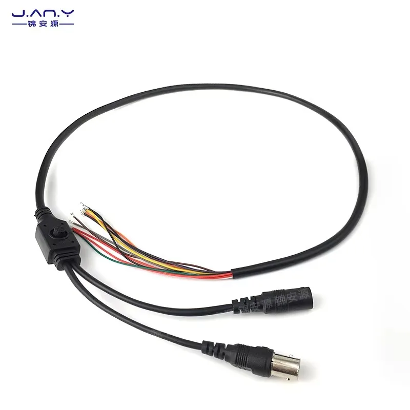 11-core monitoring OSD menu key control cable BNC analog/coaxial video camera adjustment Tail cable Waterproof assembly cable