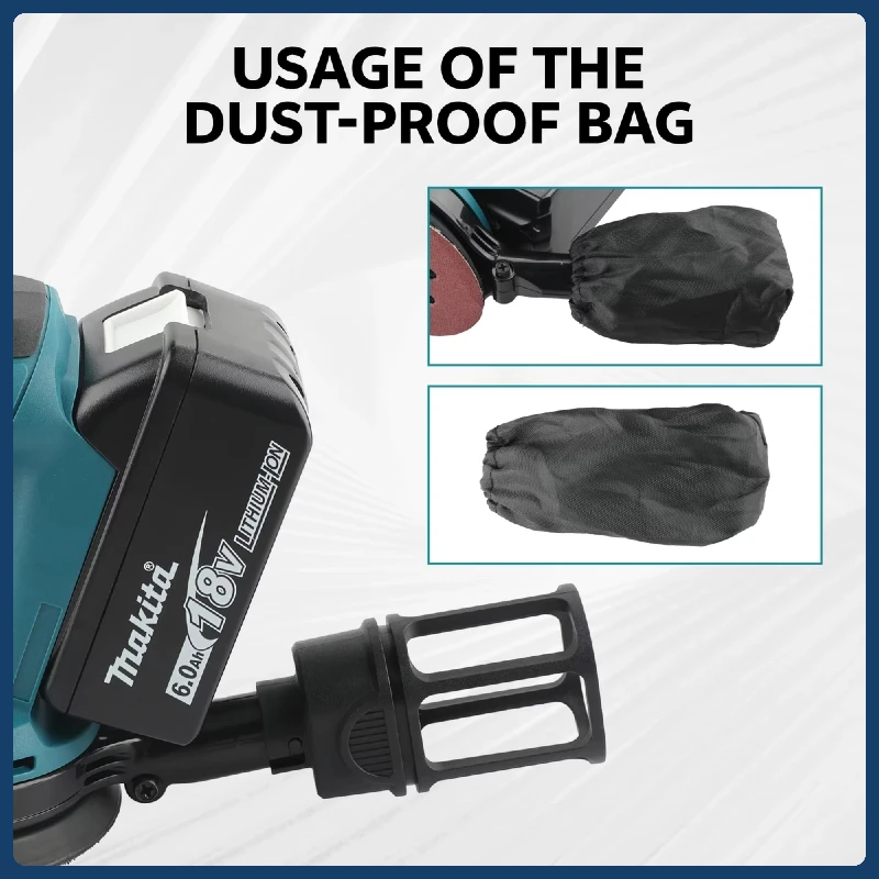 ماكيتا DBO180Z قرص قابل لإعادة الشحن بدون فرش أيون النجارة الرملي المعجون تلميع أداة عارية ساندر مداري عشوائي 18 فولت ليثيوم