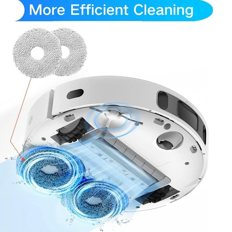 استبدال مكنسة كهربائية روبوت ، فرشاة جانبية رئيسية ، قماش ممسحة ، فلتر هيبا ، كيس غبار ، شاومي ميجيا M30 برو ، C107 ، 25