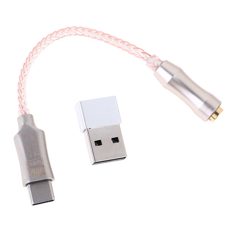 USB C타입 DAC 앰프 이어폰 앰프 디지털 디코더, AUX 오디오 케이블 어댑터 컨버터, LXDAC A01, ALC5686, 3.5mm