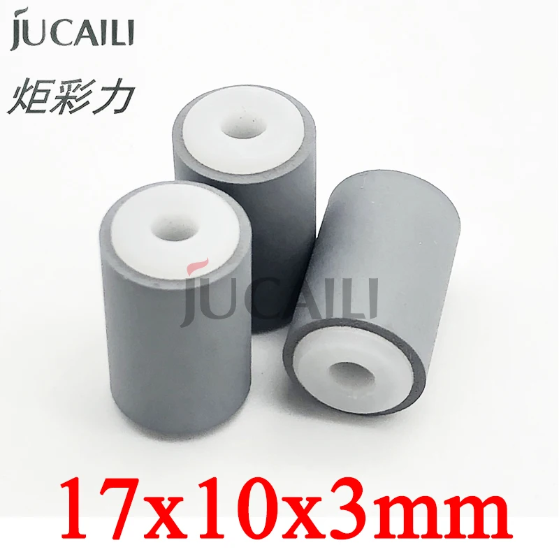 Jucaili printer 17*10*3mm pinch roller rubber for Allwin Xuli Yaselan inkjet printer paper pressing roller