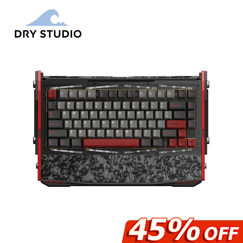 

Dry Studio Black Diamond 75 RT Магнитный переключатель Игровая клавиатура 0,25 мс Задержка 4k Скорость сканирования 8k Скорость заката Привод 0,04 мм