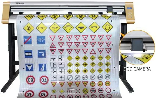 Automatic 1.2m paper vinyl cutting plotter sticker cut plotter machine