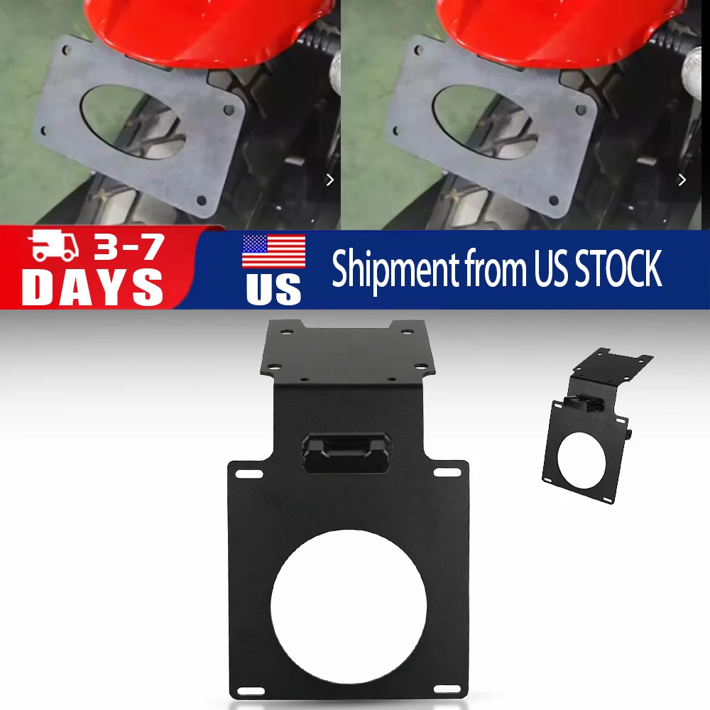 

ДЛЯ YAMAHA Tenere 700 XT700Z Tenere700 T7 2019-2023 Кронштейн держателя заднего номерного знака с легким хвостом Tidy Fender Eliminator