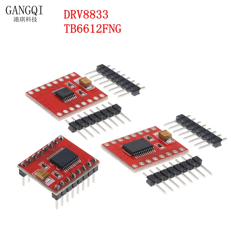 

TB6612 D1PCS RV8833 Двойной драйвер двигателя 1A TB6612FNG для микроконтроллера Arduino лучше, чем L298N