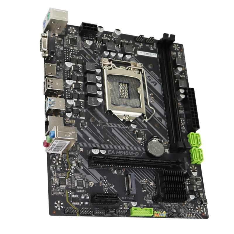 Zillion-H510 ATX Motherboard, Soquete LGA 1200, Suporte DDR4, 10 ou 11ª Geração, Intel Pentium Core, CPU Celeron para PC Gaming, Novíssimo