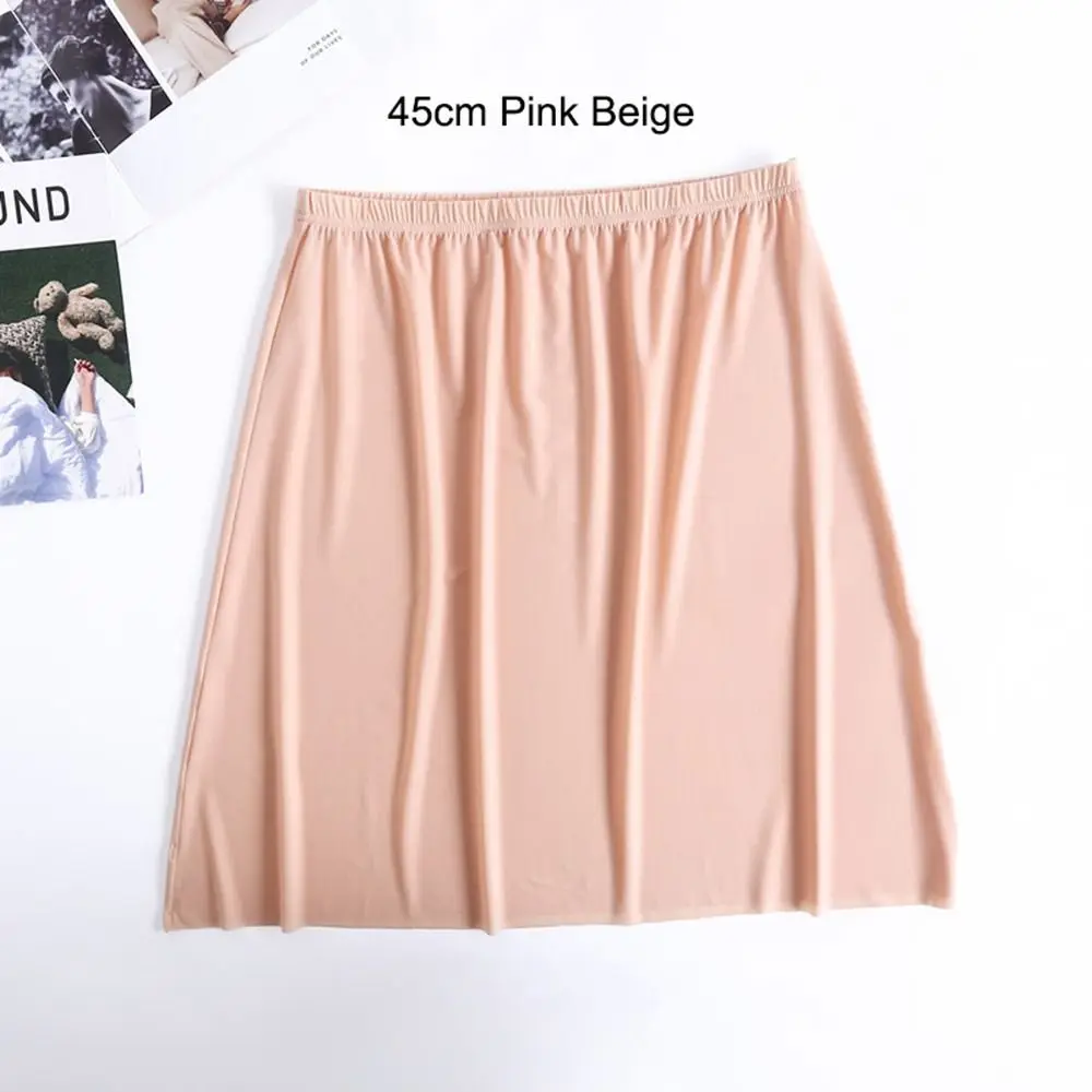 

Take Skirt Base Of Petticoat For Women Women Long Petticoat Ice Silk Underskirt Underskirt Half Slips Safety Underskirt Slips