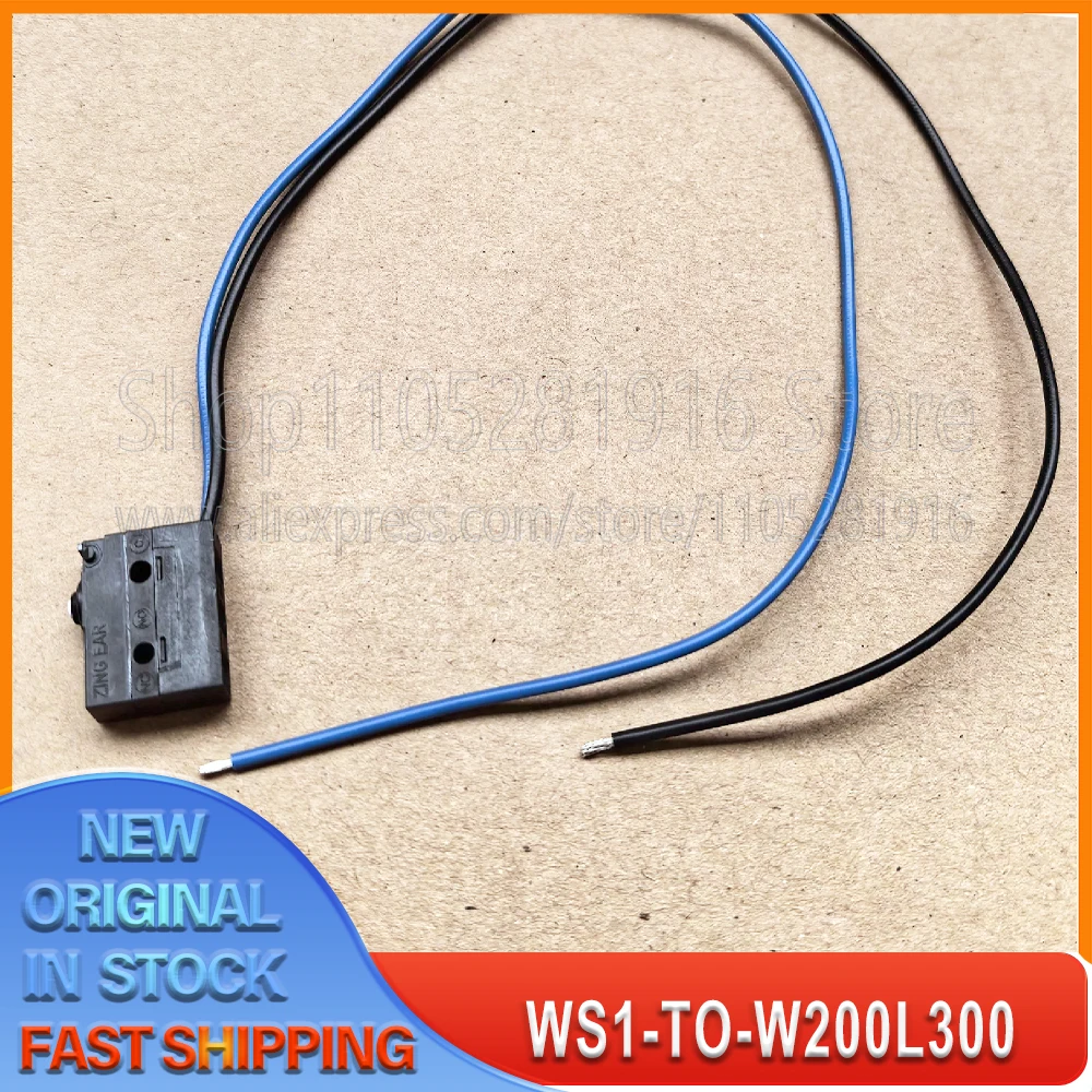 

1PCS/LOT ZING EAR Waterproof Micro switch WS1-TO-W200L300 Same Small Travel Limit 2-Wire Normally Open 5A Normally Open