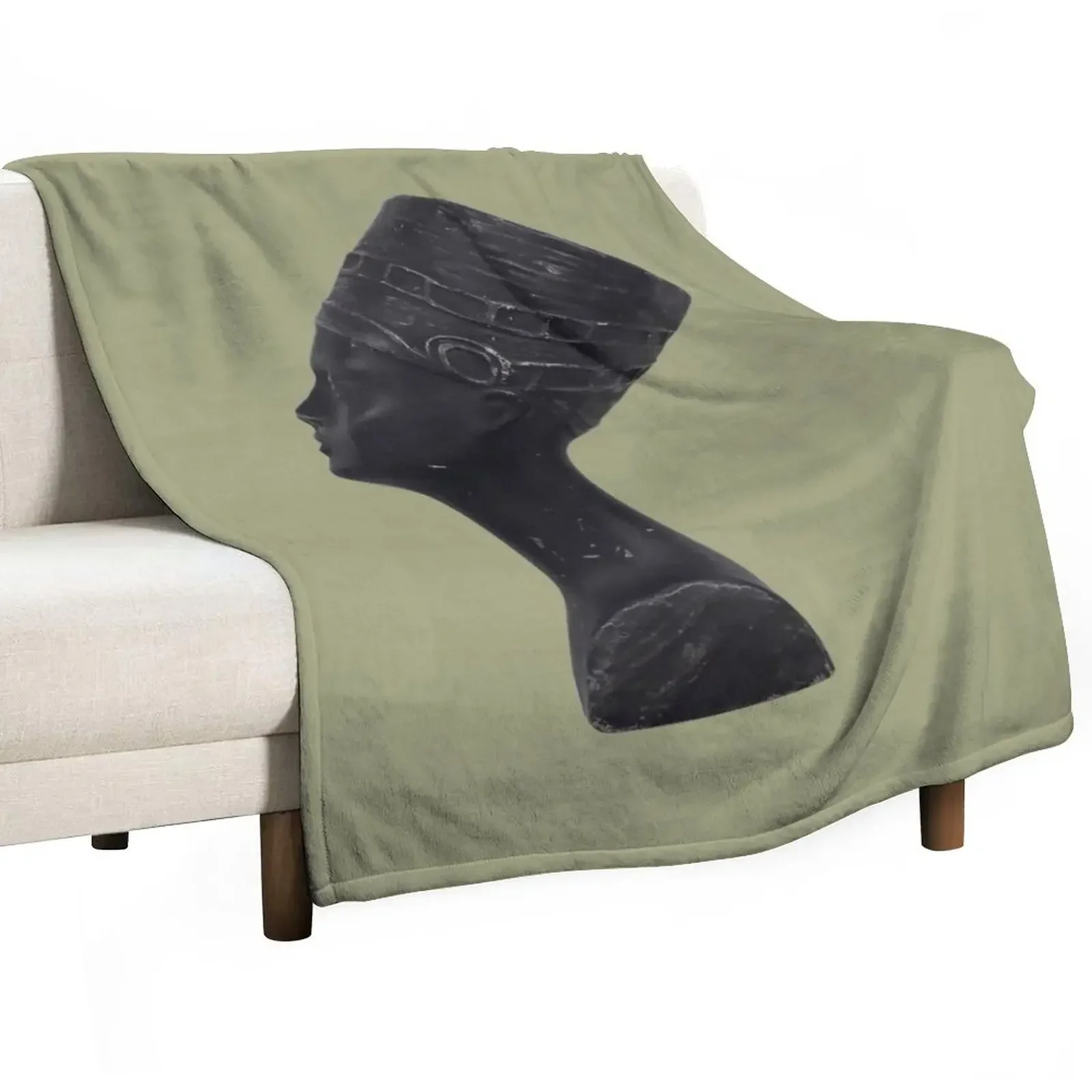 

Nefertiti Throw Blanket Decoratives Tourist Travel Blankets