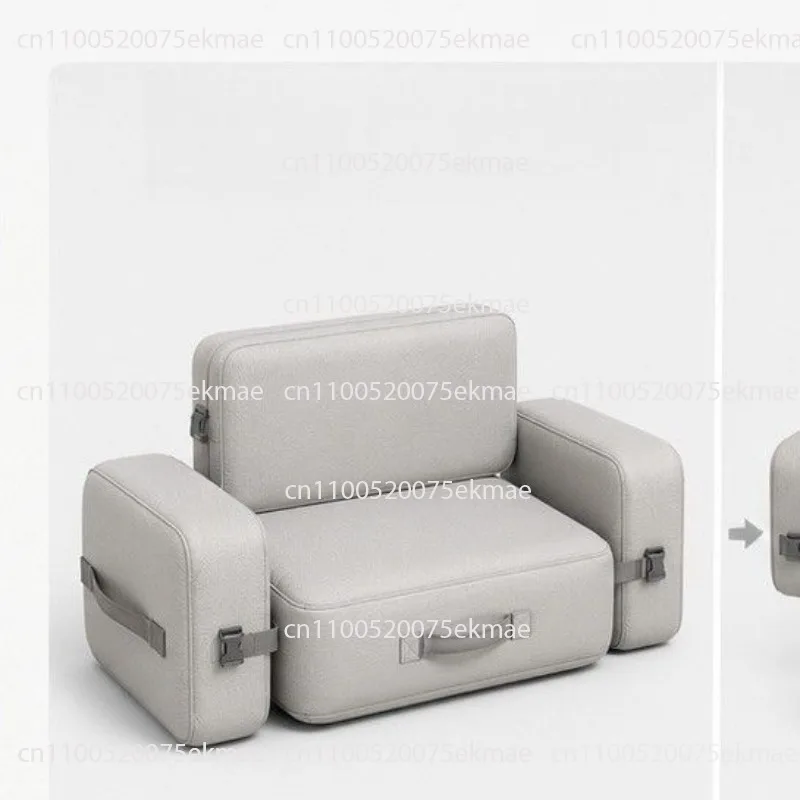 Comfortable inflatable sofa, stable support, sedentary and not tired, universal for camping in home bedrooms