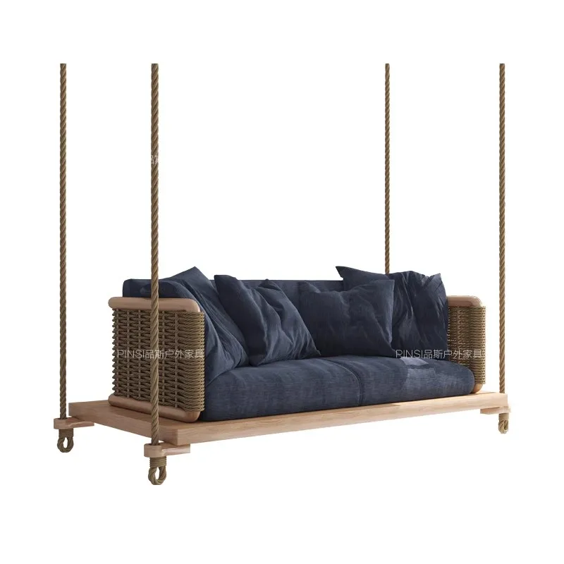 

Y Nordic swing hanging chair, outdoor courtyard hanging basket, rattan indoor single and double person hanging chair