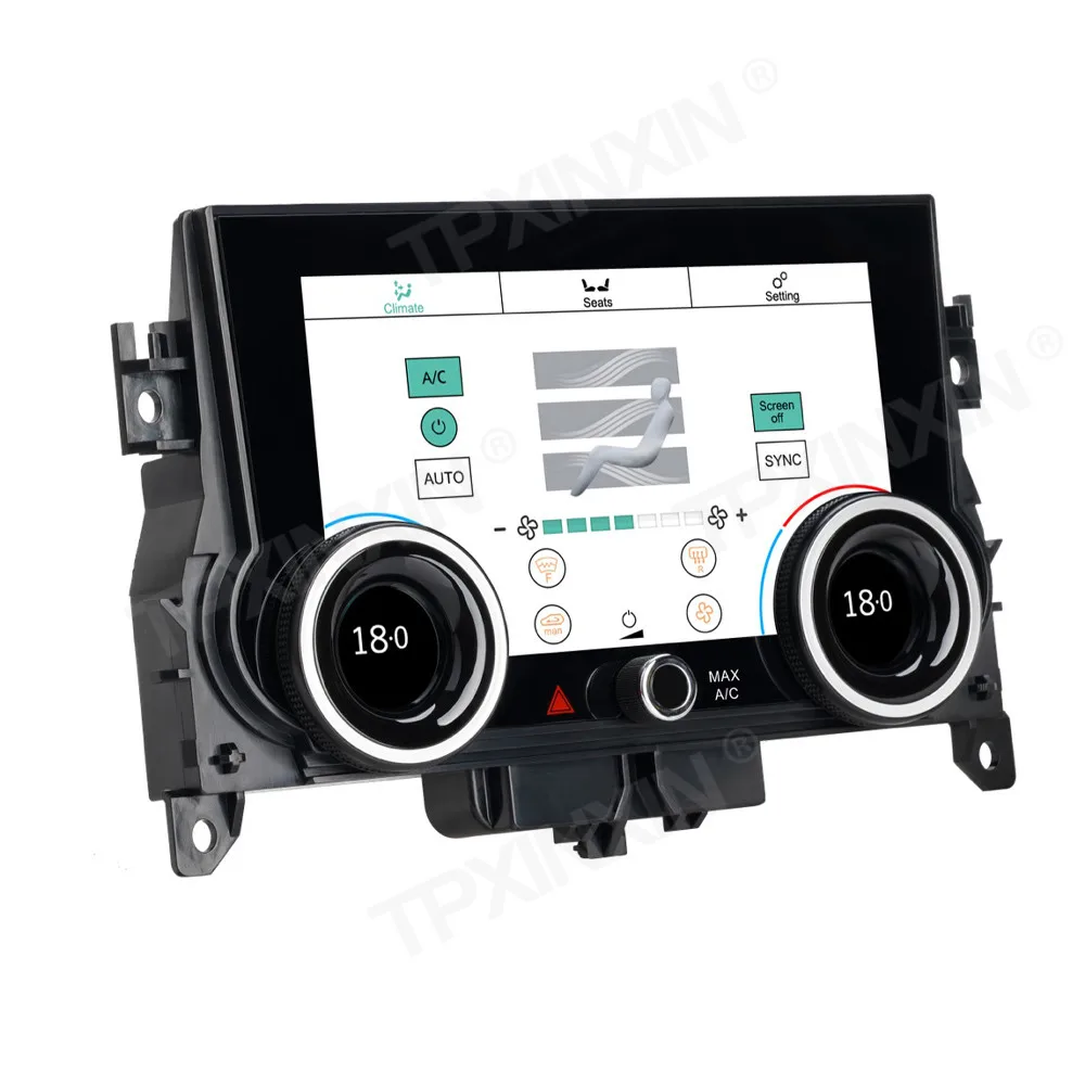 8 Inch AC Control Panel With Volume Button For Land Rover Range Rover Evoque 2nd Gen Air Condition Board