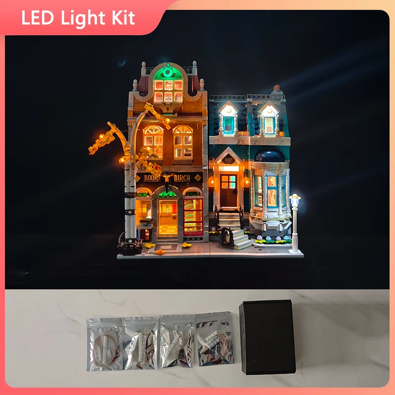 LED Light Set For 10270 compatible 85017 The bookstore (Only LED Light, NOT Include The Model Bricks)