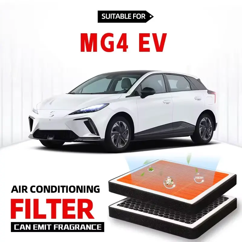 For MG4 mg5 EV Cabin Filter Air Filter Activated Carbon Air Conditioning Filter with Fragrance to Purify Car Cabin Air