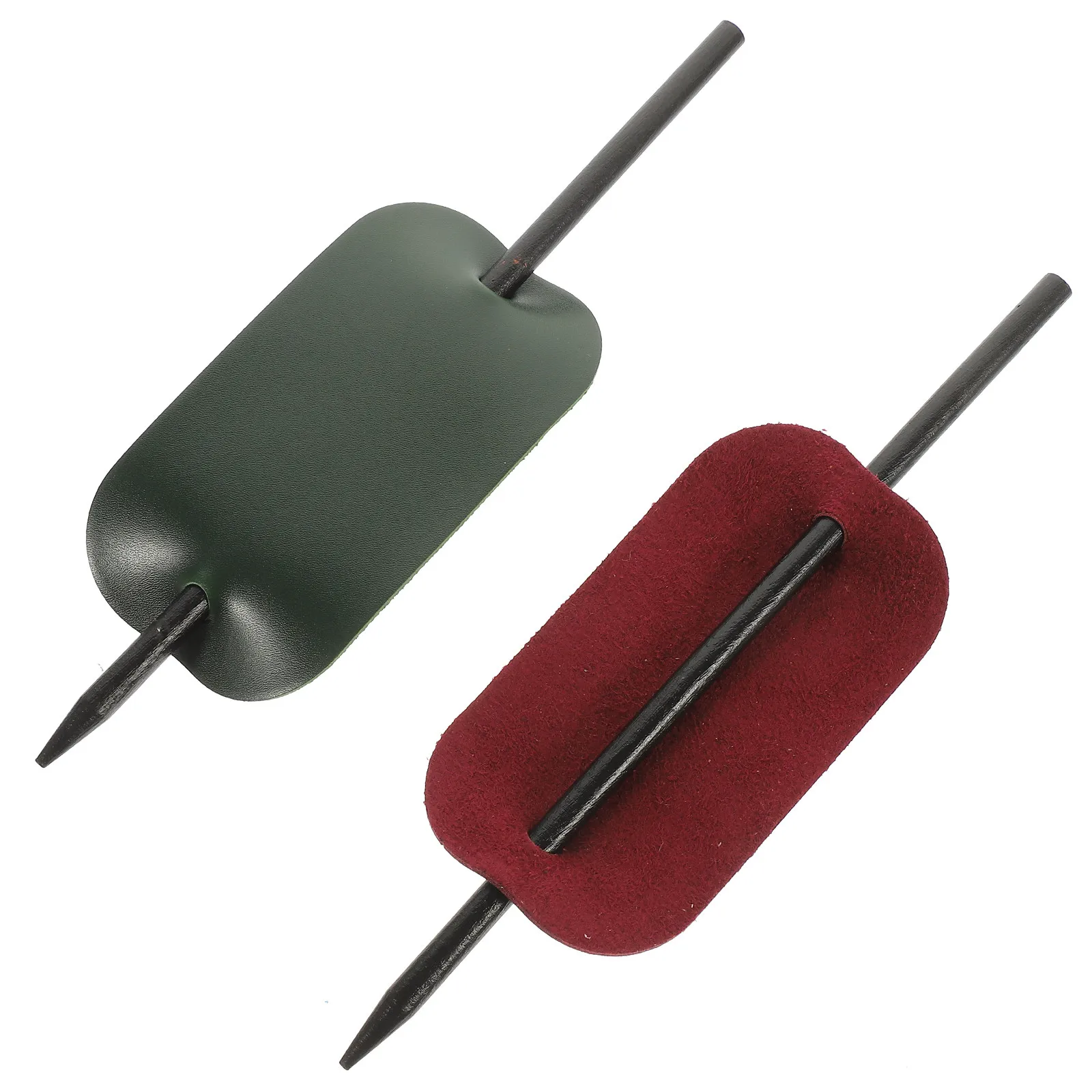 

2 шт. мягких и удобных ободков для волос из ПУ, износостойкие, легко сочетаются с различными стилями одежды.